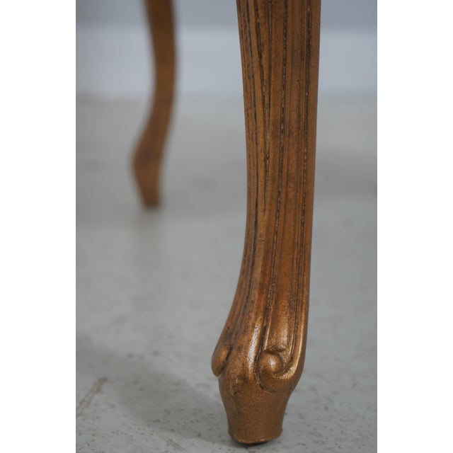Pair of Meyer-Gunther French Louis XVI Giltwood Carved Armchairs For Sale - Image 10 of 18