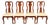 Thomasville Queen Anne Carved Solid Mahogany Dining Chairs | Set of Four For Sale