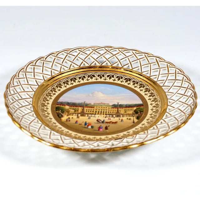 Early 19th Century Viennese Imperial Porcelain Plate, 1818 For Sale - Image 5 of 8
