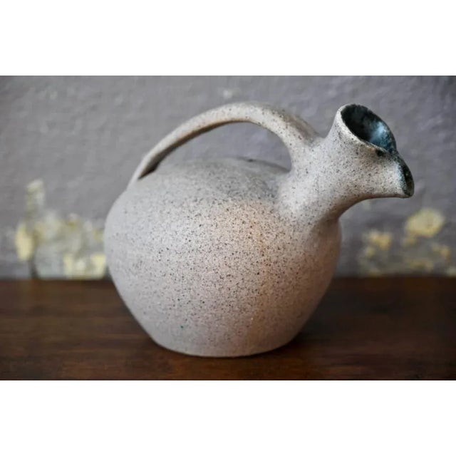 Brutalist Ceramic Jug from Accolay, 1960s For Sale - Image 3 of 8