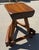 Rustic Mid 20th Century Old Hickory Plank Hand Made Stool For Sale - Image 3 of 7