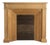 French Massive Fireplace Mantel in Molded Oak, 1890 For Sale
