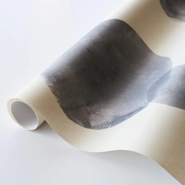 Not Yet Made - Made To Order Sample - Schumacher x BACKDROP Hyperion Wallpaper in Off Black For Sale - Image 5 of 6