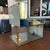 Brass Pair of Stainless Steel Frame Lounge Chairs For Sale - Image 8 of 8