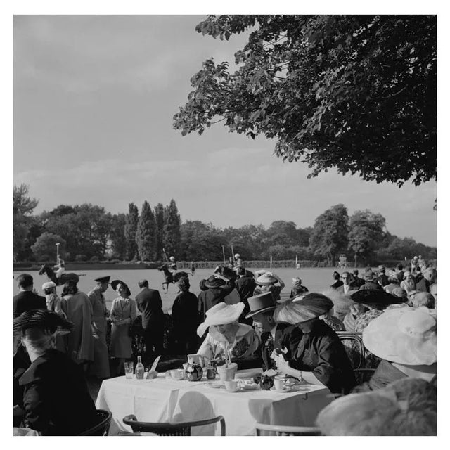 French Polo Crowd 1950 A group of spectators at a polo match, France, circa 1950. Slim Aarons Slim Aarons was one of the...