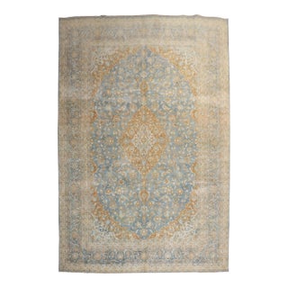 Vintage Persian Kashan - 8'8" x 12'3" For Sale