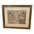 Late 20th Century Exquisite Ethan Allen “British Country Map” Matted and Framed "Mint" Condition For Sale
