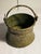 Antique Middle Eastern Copper With Tin Overlay Bucket Elaborate Etched Pattern Solid Iron Loop Handle Ending With Serpent Heads For Sale In Dallas - Image 6 of 12