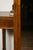 Large English Faux-Bamboo Walnut Mirror Made of 1900s Doors with Carved Ivy For Sale - Image 10 of 12