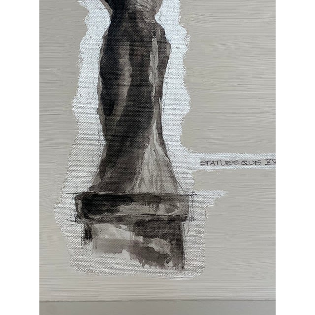 A study in feminine strength and resilience, capturing beauty and courage in a minimalist form. This piece is an original...