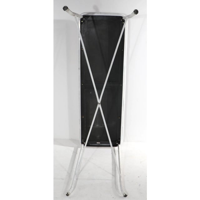 Wrought Iron and Bamboo Console Table For Sale - Image 10 of 13