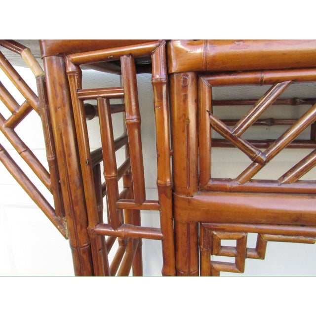 Chinese Bamboo Altar or Console Table For Sale - Image 10 of 18