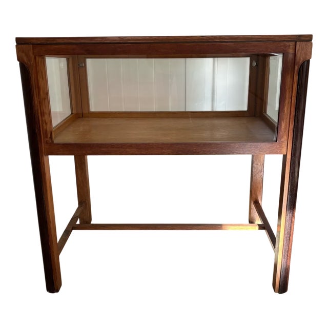 Large Vintage Art Deco Style Show Cabinet, 1930s For Sale