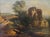 Brown Dutch Romantic Landscape, After Jacob Van Ruisdael, Oil on Canvas, Late 17th Century. For Sale - Image 8 of 9