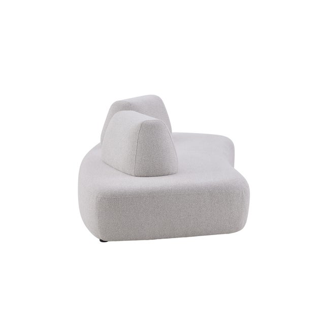 Zerani Curved Sofa With Movable Backrests For Sale - Image 4 of 10