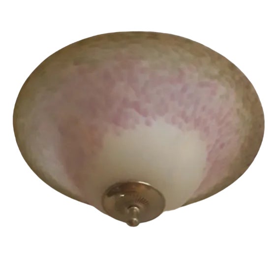 French Art Deco Ceiling Lamp, 1930s For Sale