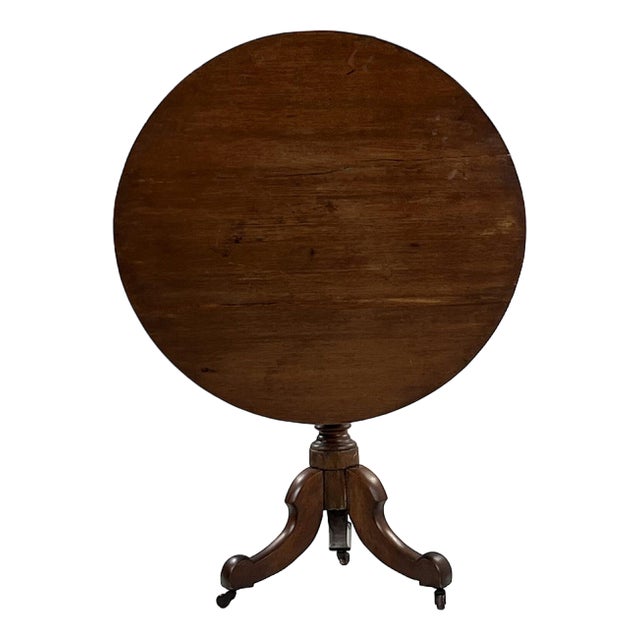 Vintage Tilt Top Table For Sale