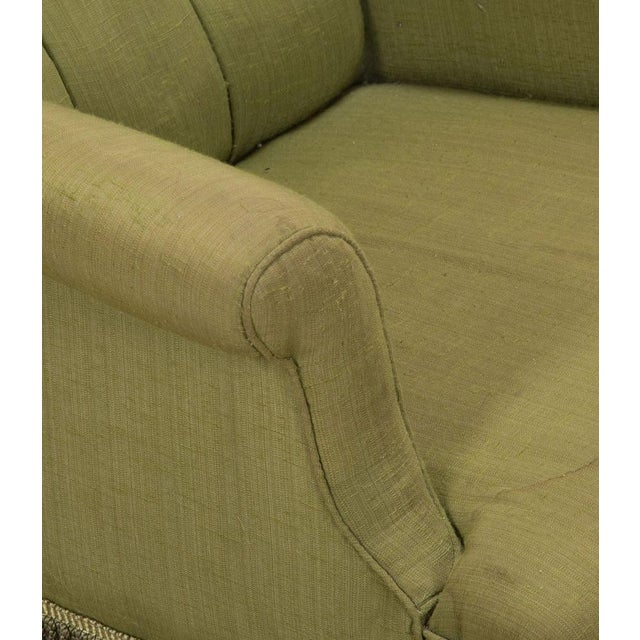 Antique Upholstered Easy Lounge Chair, 1860 For Sale - Image 9 of 10