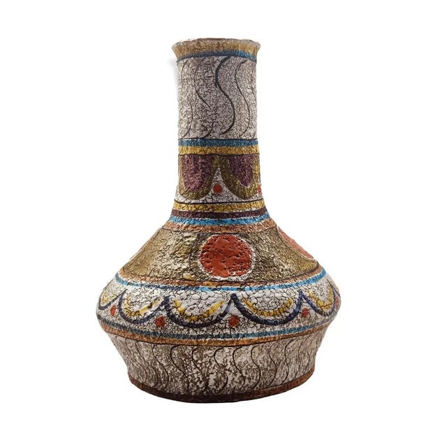Glazed Terracotta Amphora Vase by Mamma Ro, 1970s For Sale - Image 4 of 12