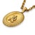 Victorian Early 20th Century Victorian 18k Yellow Gold Lyre Necklace For Sale - Image 3 of 6