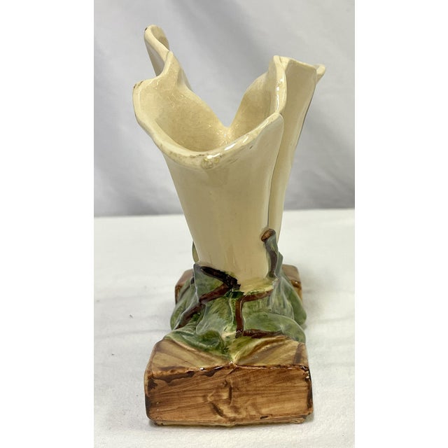 1940's McCoy Pottery Lily Vase, Marked For Sale - Image 4 of 11