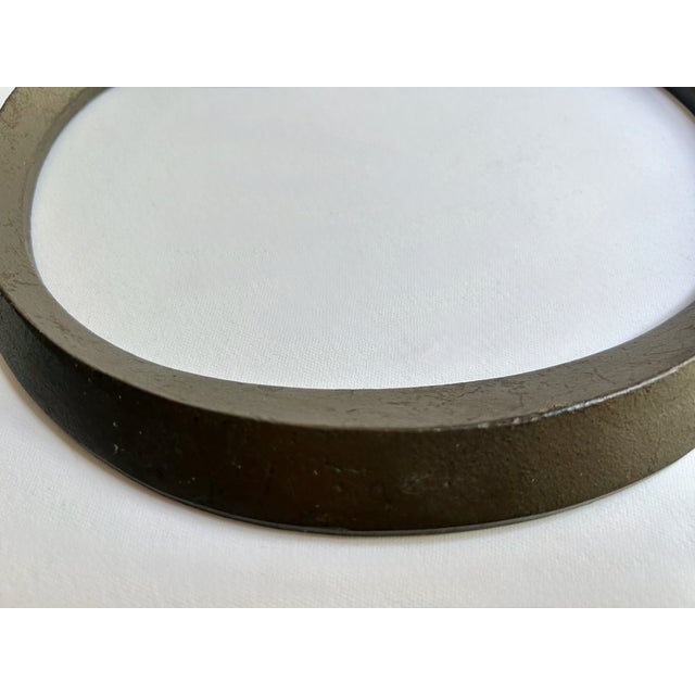 Antique Bronze Letter "C" Hanging Wall Signage For Sale - Image 9 of 16
