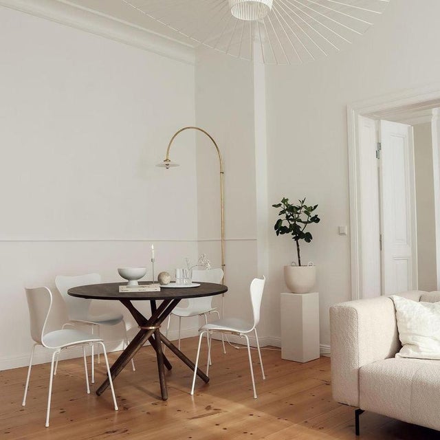 Contemporary Hector Dark Oak Dining Table 105 by Eberhart Furniture For Sale - Image 3 of 7