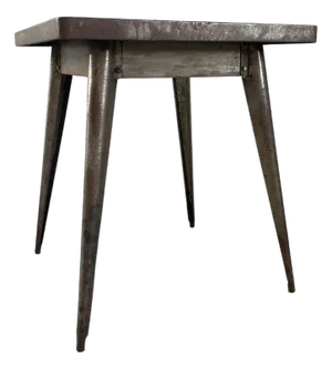 Rusty Steel Primitive Game Table