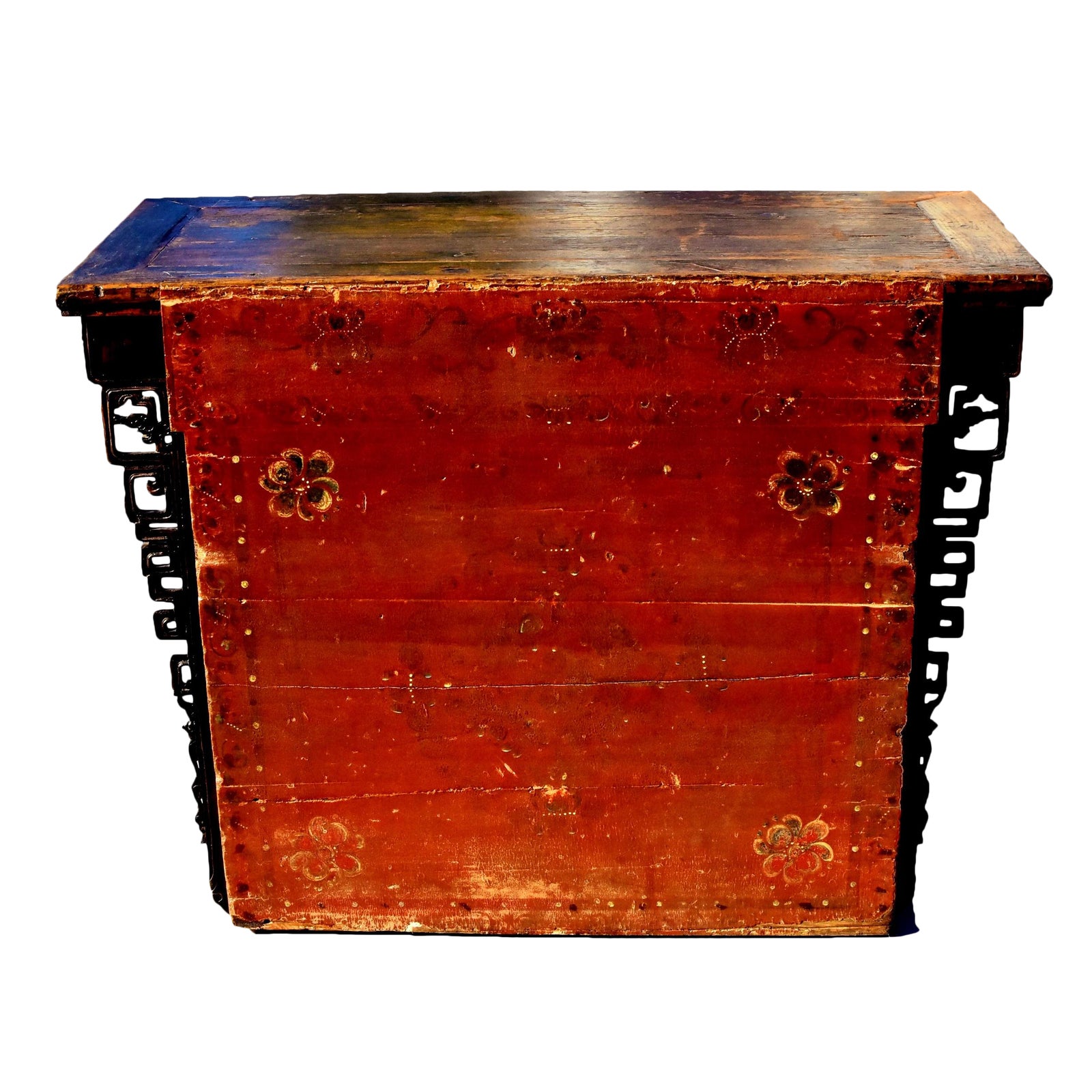 Antique Mongolian Chest Console Table Chairish