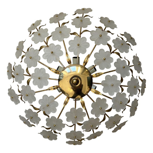 Poetic Murano Ceiling Light, 1980s For Sale