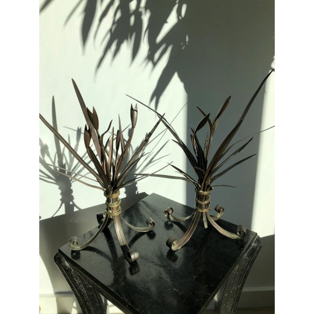 Late 19th Century French Bronze Sheaf of Wheat - a Pair For Sale - Image 11 of 11