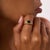 This elegant vintage sapphire and diamond ring is a timeless 1980’s design, centered by an oval cut sapphire weighing...