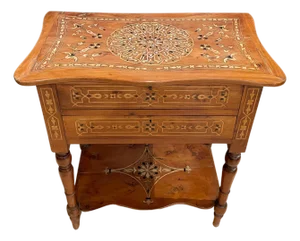 19th Century French Marquetry Side Table