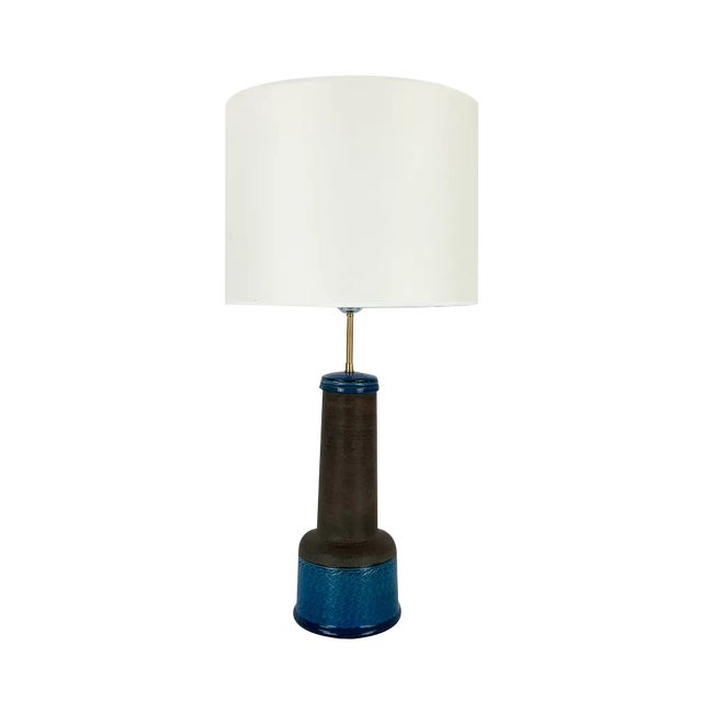 Vintage Scandinavian Ceramic Table Lamp by Nils Kähler for HAK, 1960 For Sale