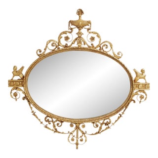 Friedman Brothers Neoclassical Sphynix Mirror For Sale