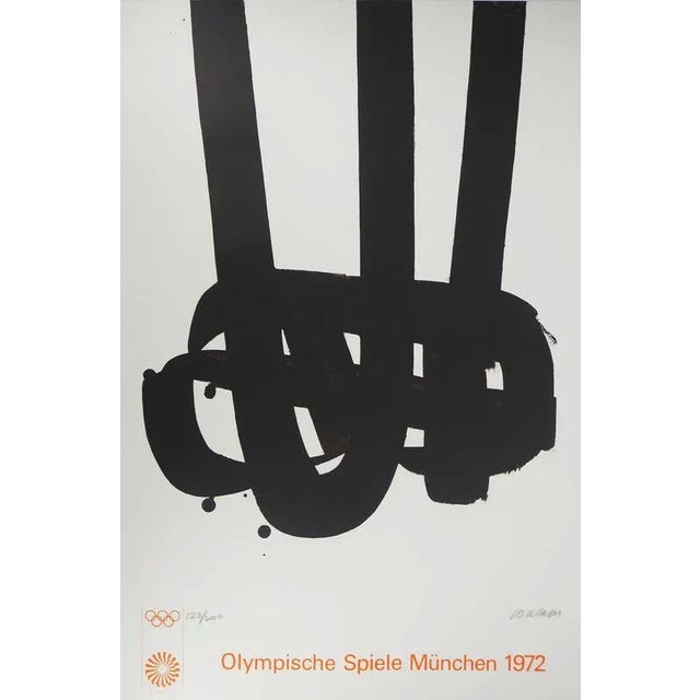 Pierre Soulages, Munich Olympic Games, 1972, Lithograph For Sale - Image 11 of 11