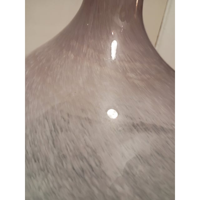 1960s F-025 | the Sculptural Fluidity: Deep Amethyst Blown Glass For Sale - Image 4 of 11