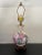 Pink Vintage 1980s Floral Chinoiserie Table Lamp For Sale - Image 8 of 8