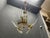 Metal Murano Glass Rod Brass Chandelier by Gaetano Sciolari, Italy, 1970s For Sale - Image 7 of 12