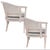 Vintage Cane Barrel Lounge Chairs – Pair For Sale In West Palm - Image 6 of 8