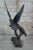 Mid 20th Century Mid Century Lifesize French Bronze Parrots Cockatoos Birds Sculpture Statue For Sale - Image 5 of 13