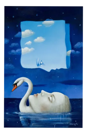 Rafal Olbinski, Ophelia, 2025, Giclée Print