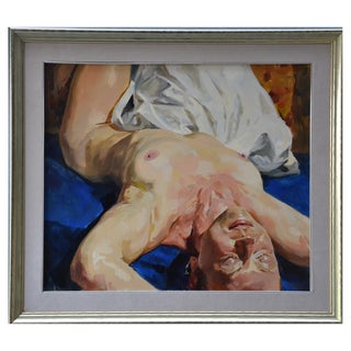 Janusz Szpyt, Upside Down, 2019, Oil on Canvas For Sale