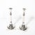 Pair of Silver Corinthian Column & Acanthus Sabbath Candlesticks by Ludwig Nast For Sale - Image 11 of 18