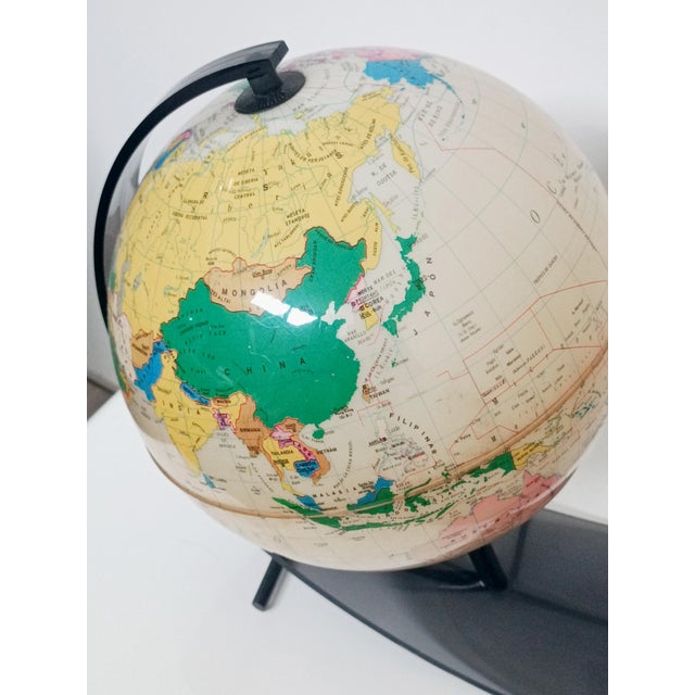 Illuminated Terrestrial Globe from Nova Rico, Florence, Italy, 1969 For Sale - Image 6 of 14