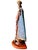 Early 20th Century Antique Religious Folk Art - Carved Wooden and Painted Santos Figure of Santa Ana Triple For Sale - Image 5 of 18