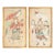 Chinese Emperor General & Attendants Gouache, 2 For Sale