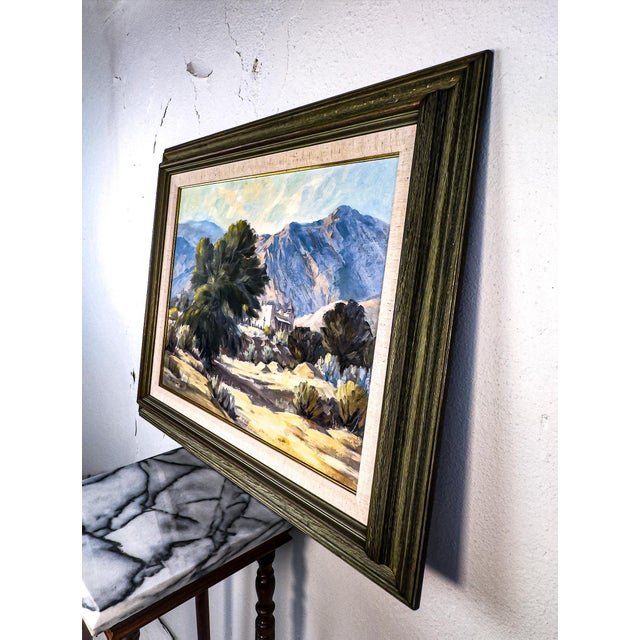1970s Daniel J Toigo Painting, "Desert Mission" For Sale In Portland, OR - Image 6 of 12