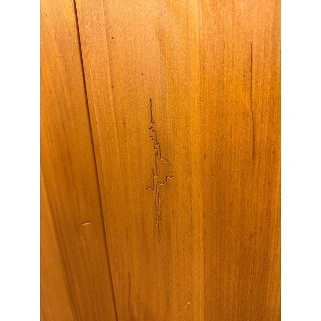 Ethan Allen Farmhouse Rustic Pine Armoire For Sale - Image 10 of 12