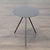 Modern Eq3 Tripod Metal Accent Table For Sale - Image 3 of 6